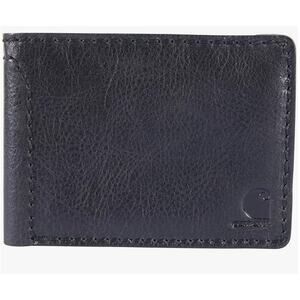 Carhartt Men's Rugged Patina Leather Wallets, , Black (Bifold)